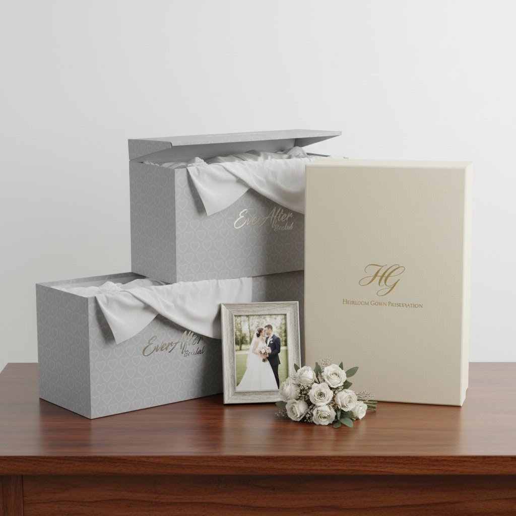 Custom Wedding Dress Storage Boxes
